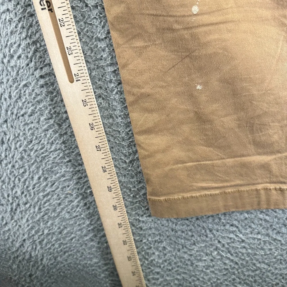 Hollister‎ Epic Flex Pant Men's 34x32 Brown Cotton Chino Skinny Business Stretch